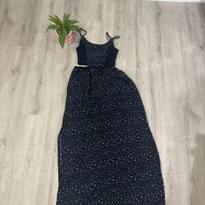Otherwild Blue Sequin Embellished Sundress